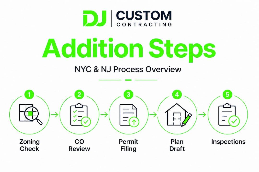Infographic shows key steps in addition workflow