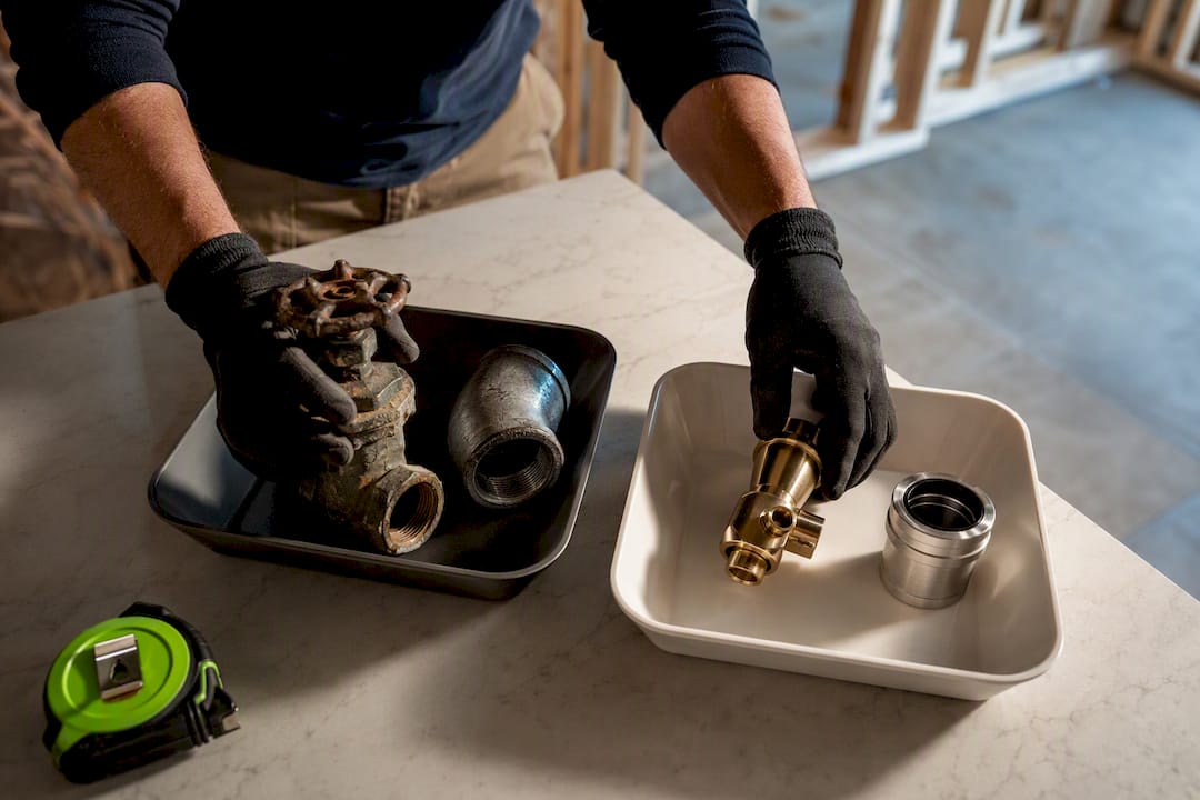 Construction components sorted for repair classification