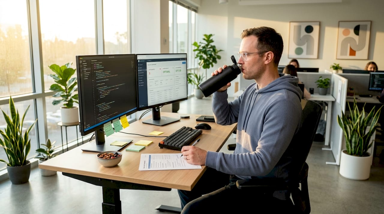 Security analyst checking AI defense checklist