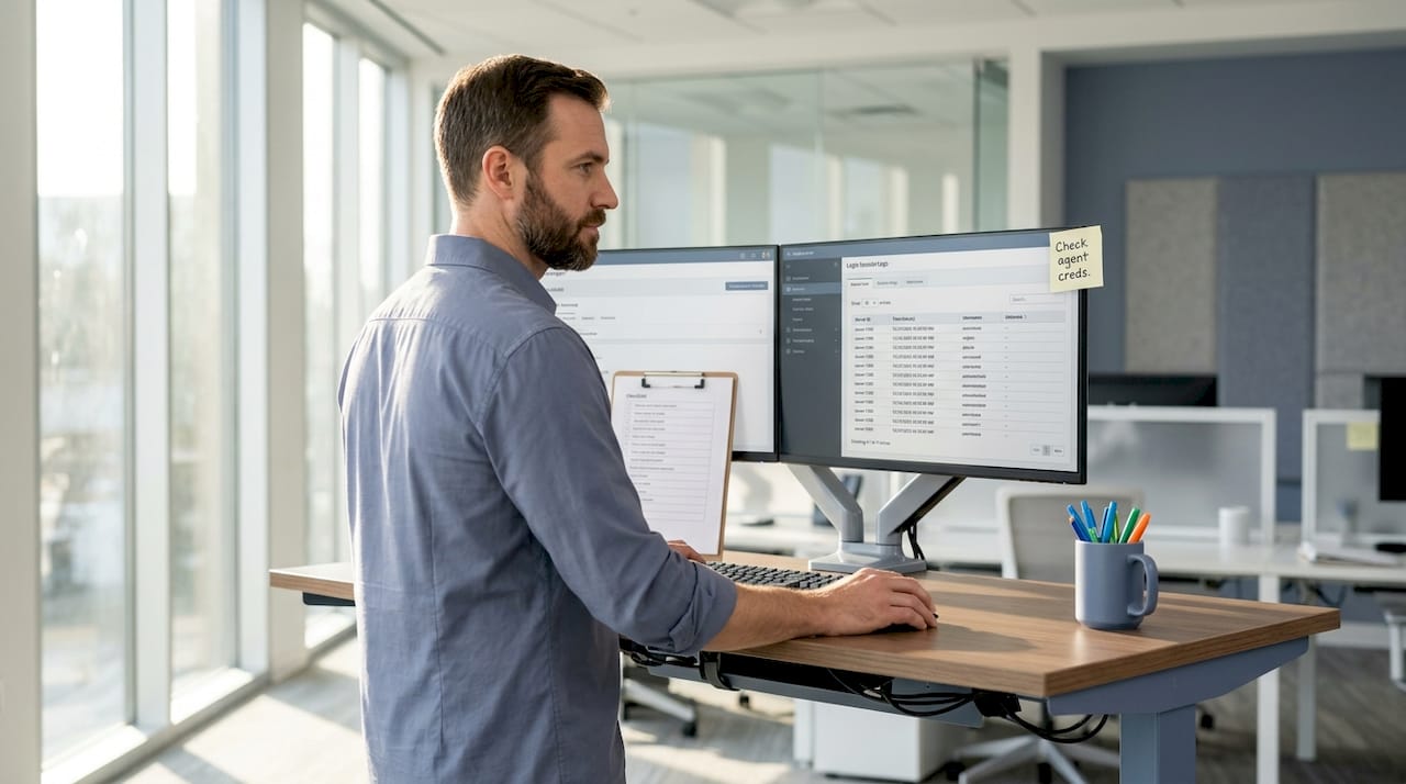 Specialist cross-referencing logs for credential security