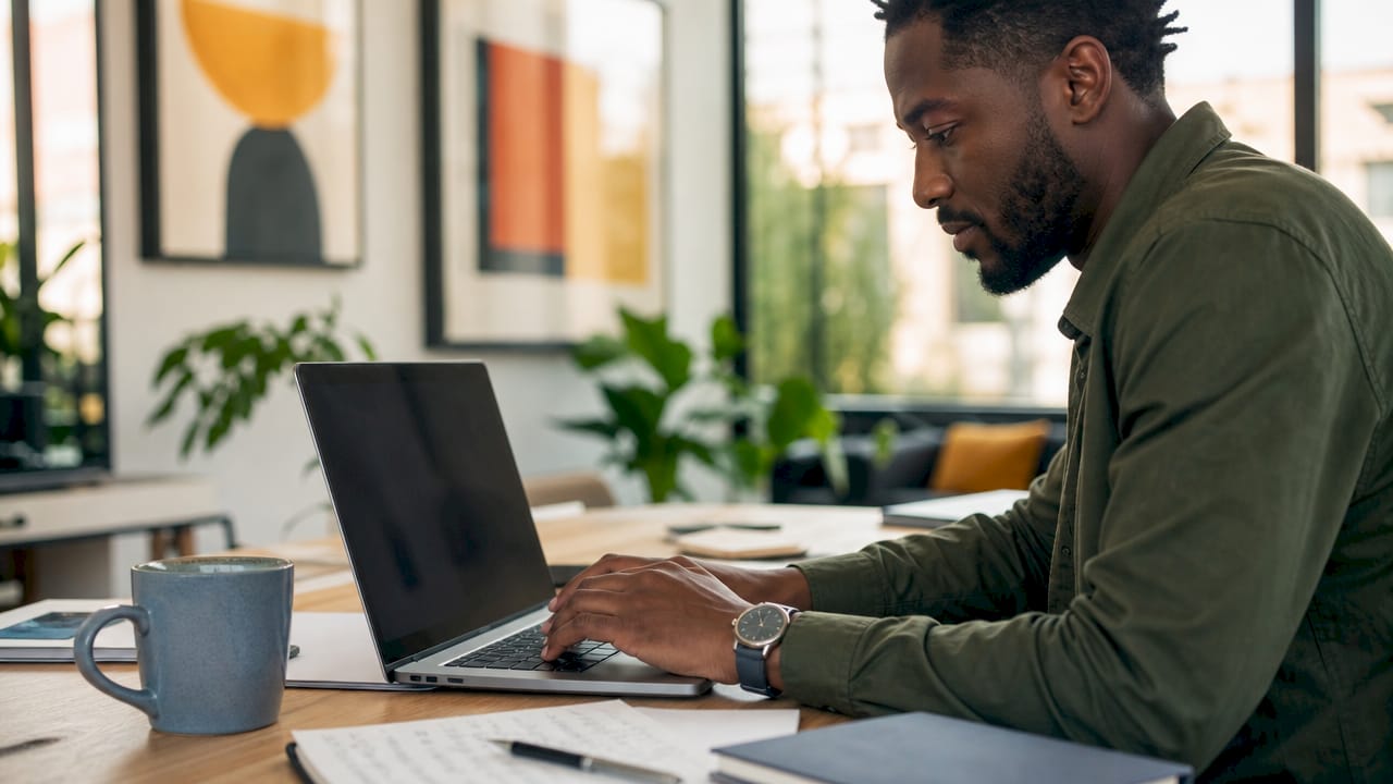 Cybersecurity engineer hands typing at workstation