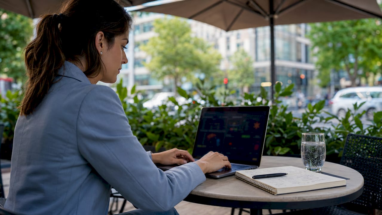 Cybersecurity analyst working with machine learning tools