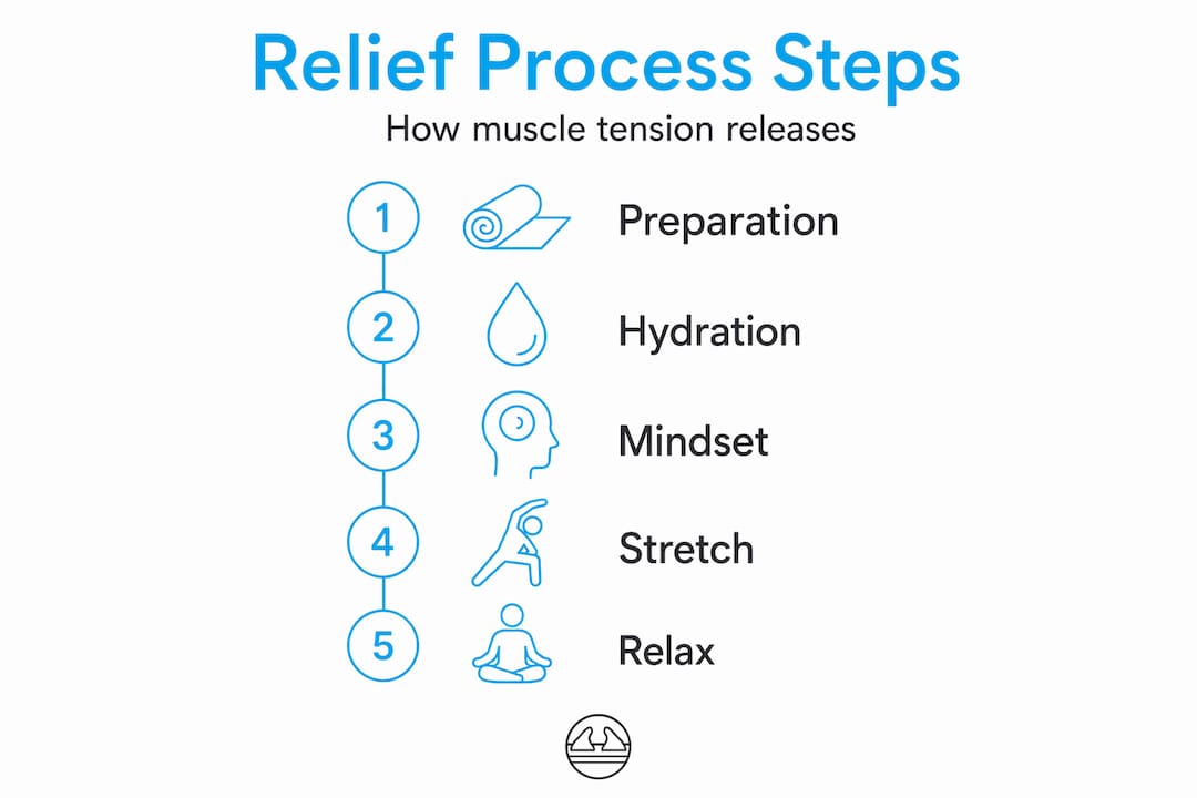 1779462289223 Infographic Outlining Muscle Tension Relief Steps Infographic outlining muscle tension relief steps
