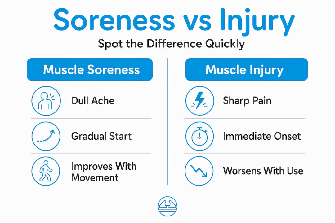 1779597388723 Infographic Comparing Muscle Soreness Versus Injury Infographic comparing muscle soreness versus injury