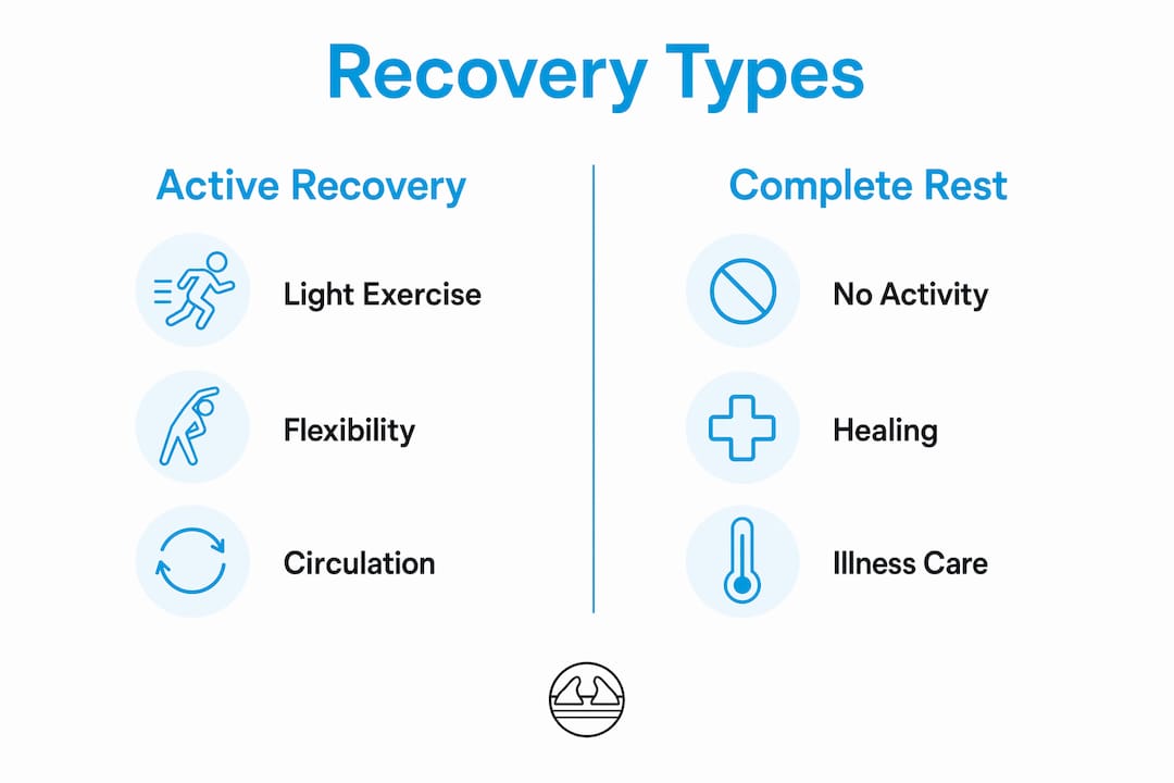 1780287415685 Infographic Comparing Active Recovery And Complete Rest Infographic comparing active recovery and complete rest