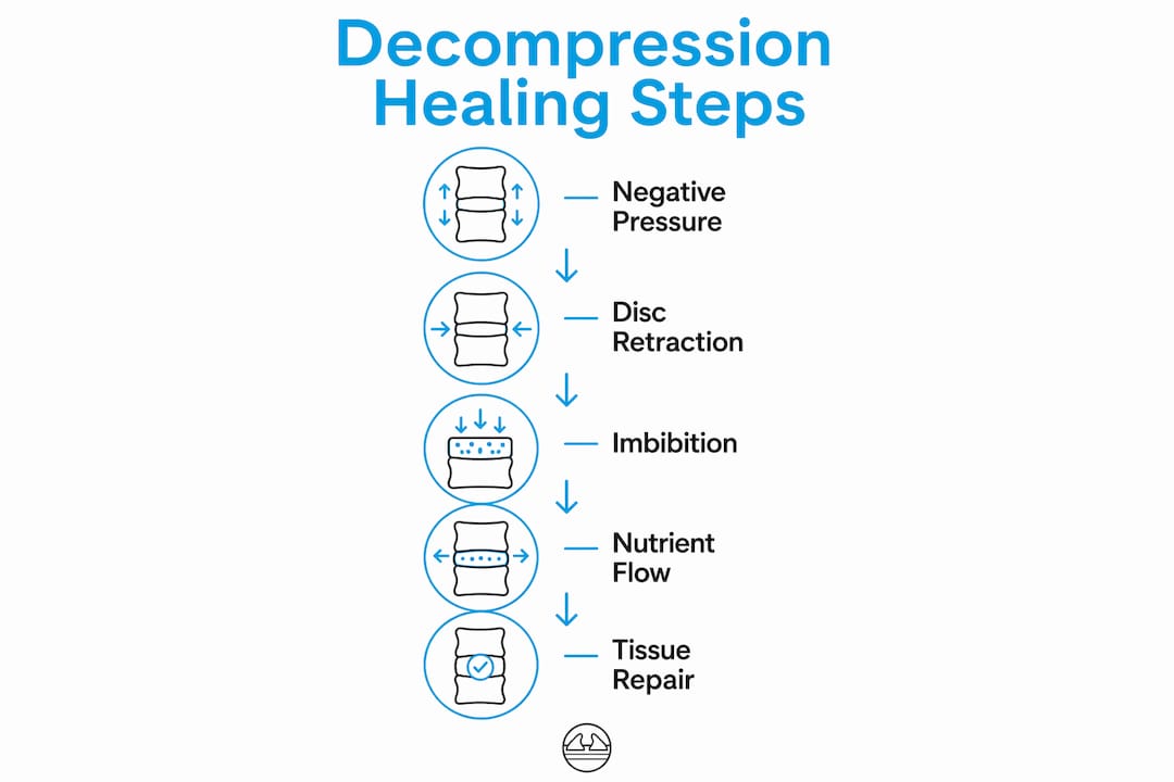 1780899058243 Infographic Illustrating Stages Of Healing Via Decompression Infographic illustrating stages of healing via decompression