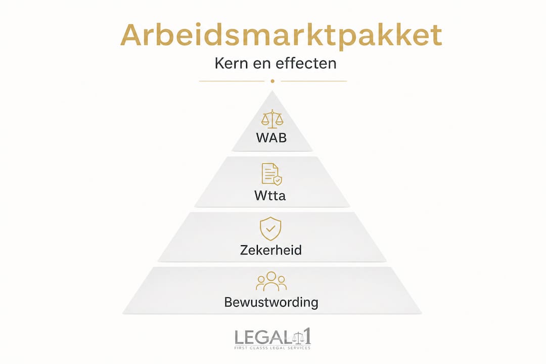 Infographic: de belangrijkste punten van het arbeidsmarktpakket in één oogopslag