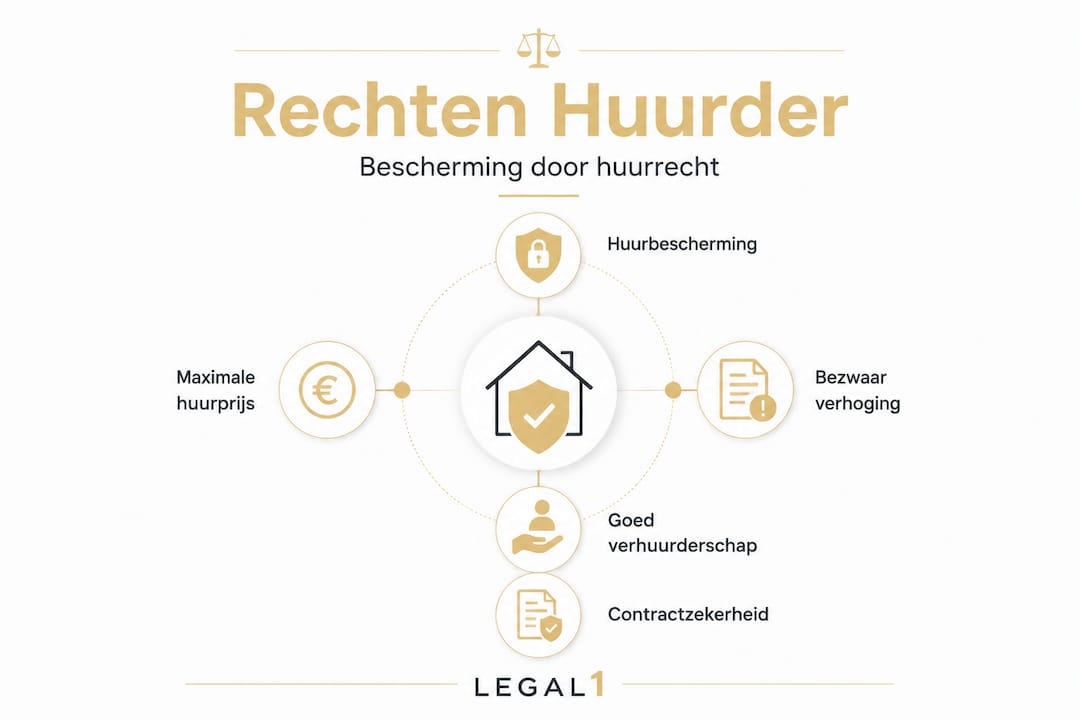 Infographic: de belangrijkste huurdersrechten in Nederland