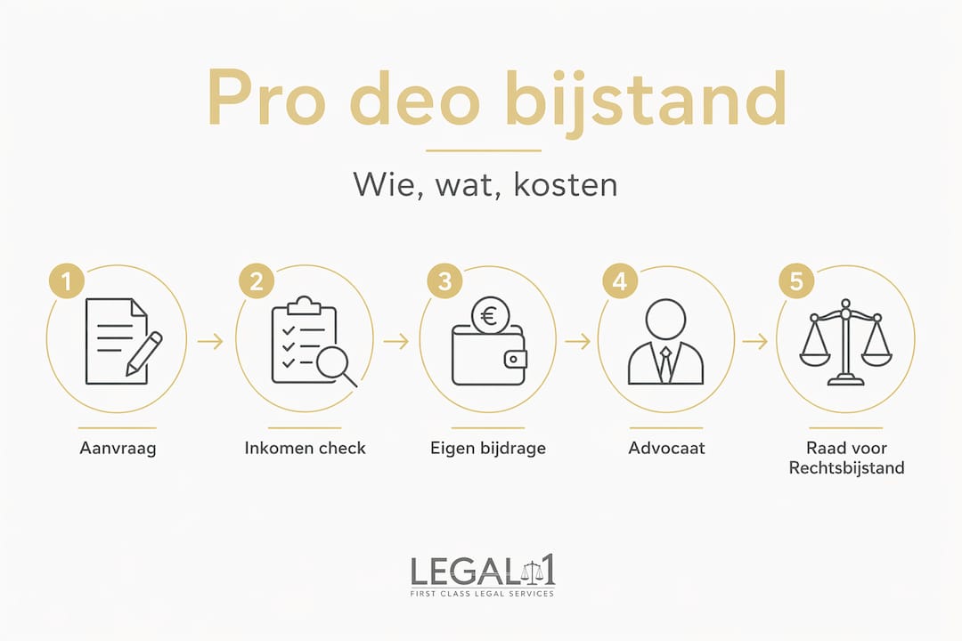 Infographic: zo werkt gesubsidieerde rechtsbijstand in Nederland