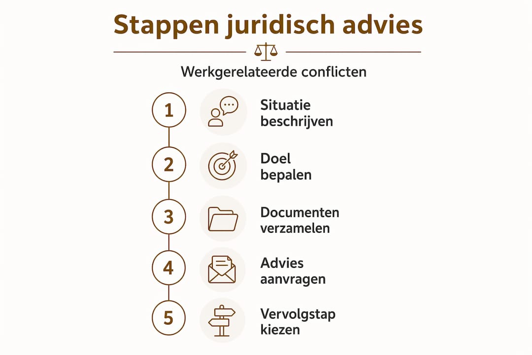 Stappenplan: zo vraag je juridisch advies aan (infographic)