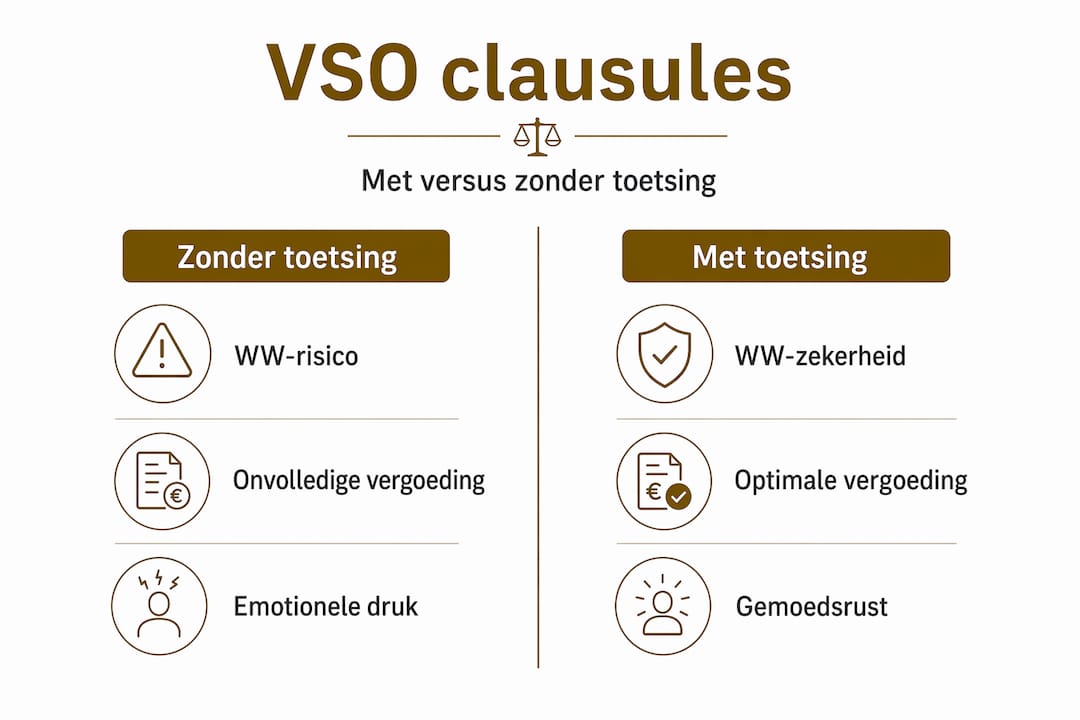 Overzicht: de plus- en minpunten van toetsing binnen het VSO