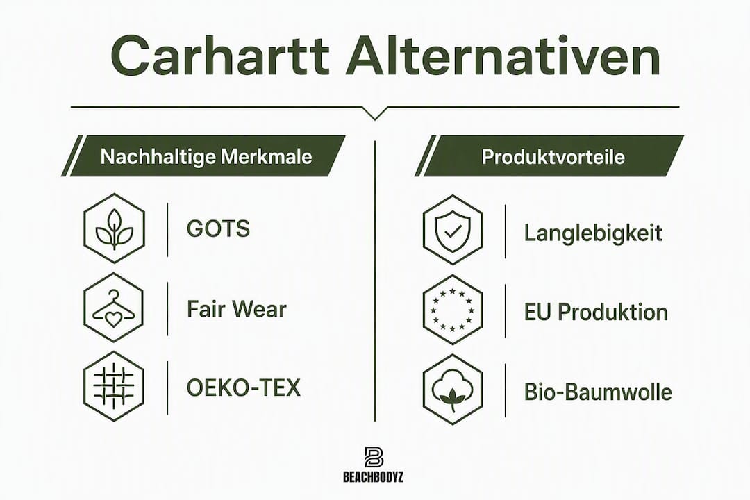 Infografik: Nachhaltige Streetwear-Labels im Direktvergleich
