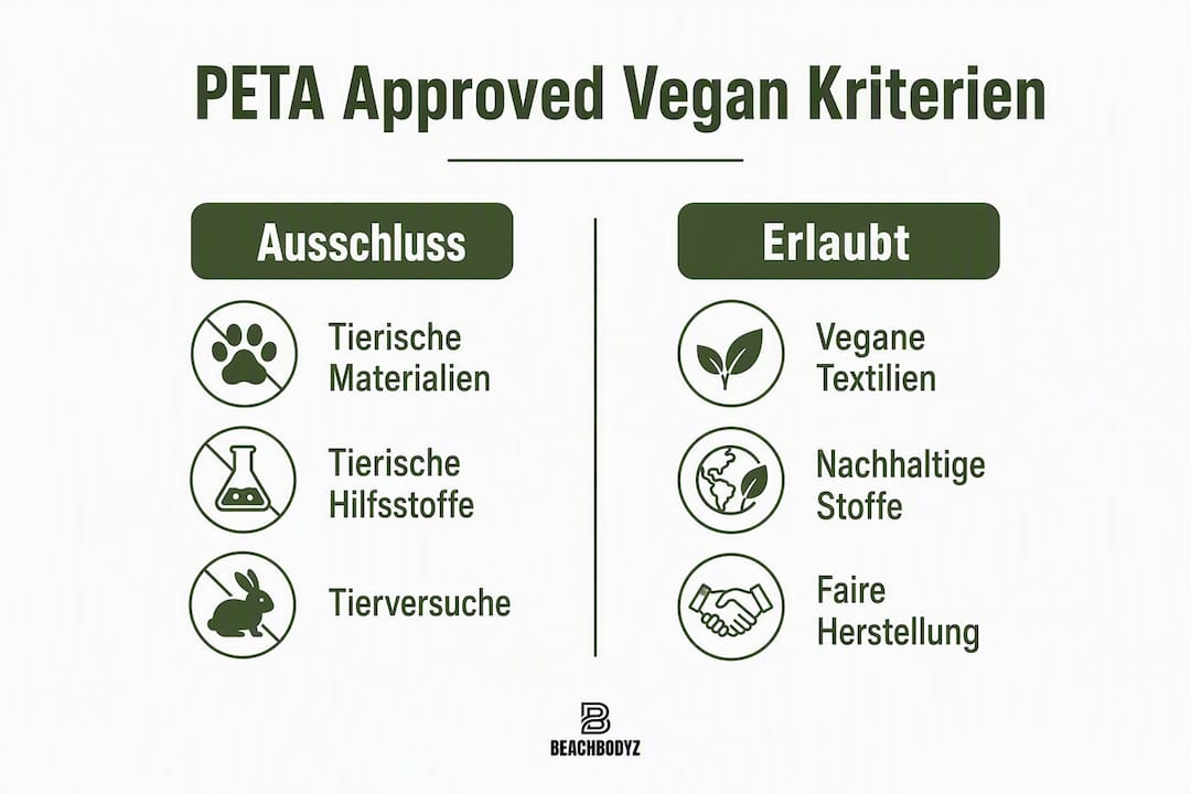 Übersicht: Was zeichnet das PETA Approved Vegan Siegel aus?