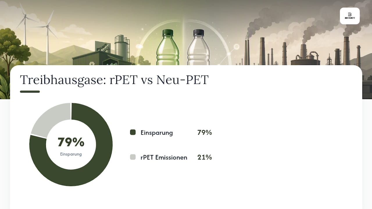 Welche Vorteile hat rPET gegenüber neuem PET? — overview diagram