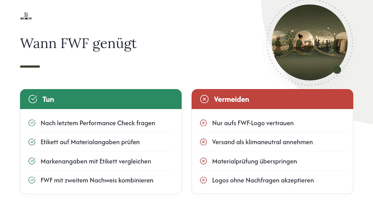 Redaktionelle Einordnung: Wann FWF stark ist und wo mehr Nachweise nötig sind — overview diagram