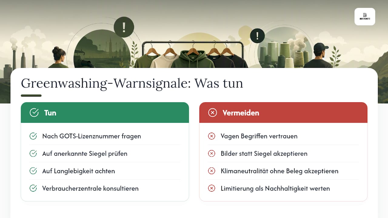Greenwashing erkennen: Diese Warnsignale sollten Sie kennen — overview diagram