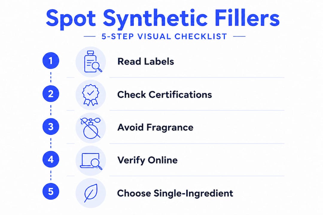 5-step checklist for avoiding synthetic fillers