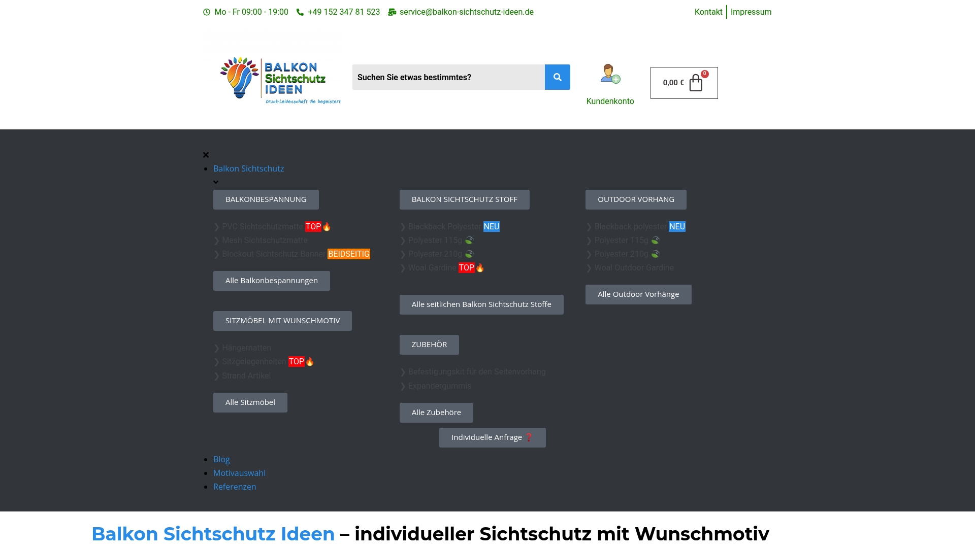 Top 5 Hofsaess-Sonnenschutz.de Alternativen 2026 3 Product Screenshot