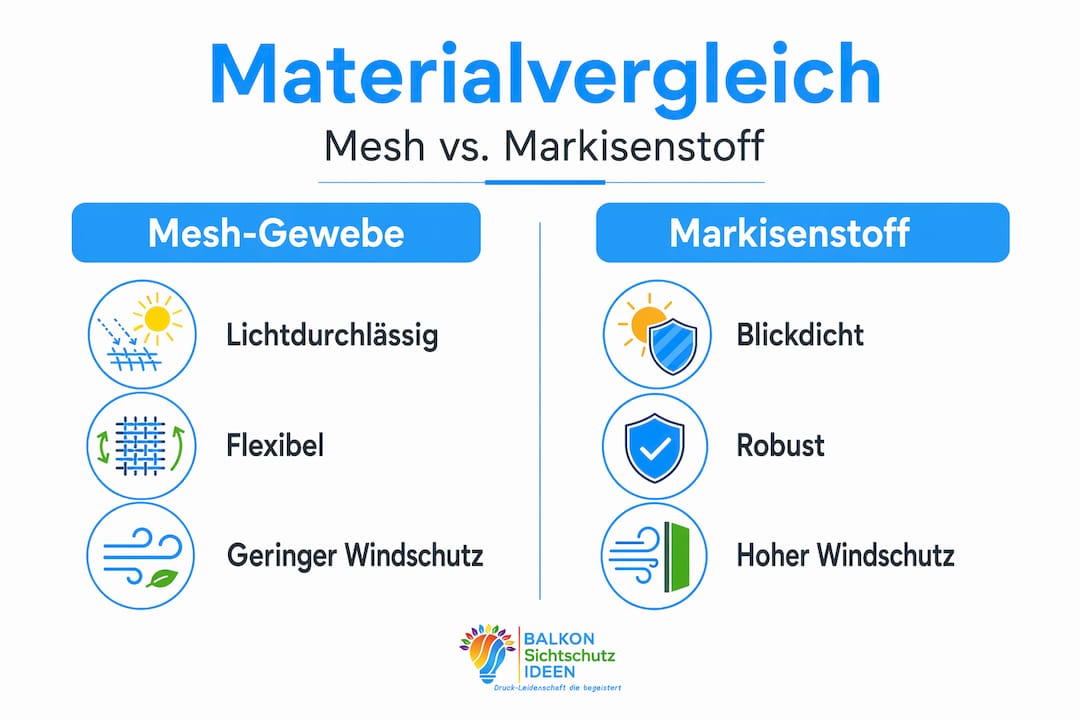 Textiler Sichtschutz: Komfort, Privatsphäre und Stil vereint 7 Übersicht: Materialien für Sichtschutzzäune im Vergleich