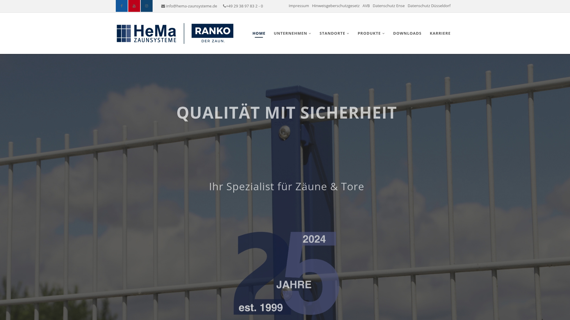 Top 5 Sichtschutz-garten24.de Alternativen 2026 5 https://hema-zaunsysteme.de