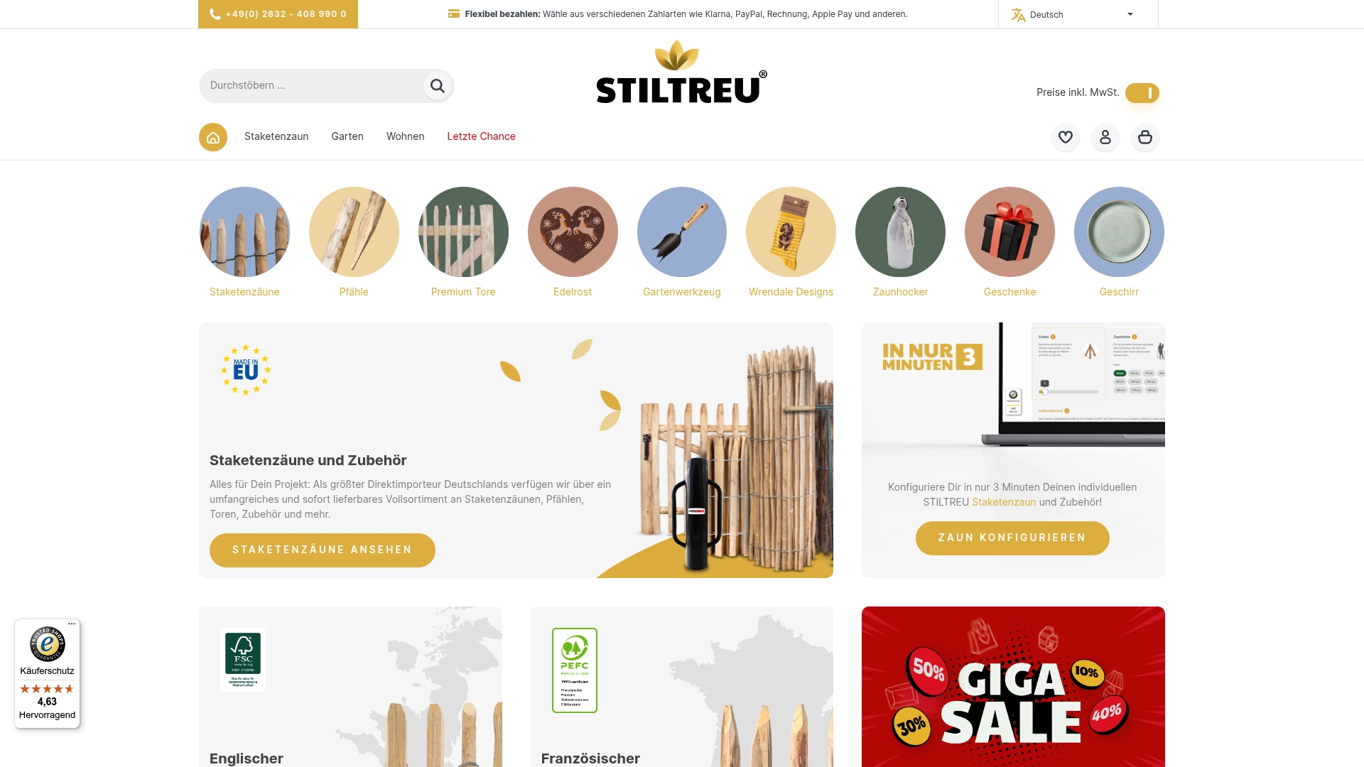 Top 5 Sichtschutz-garten24.de Alternativen 2026 6 https://stiltreu.de