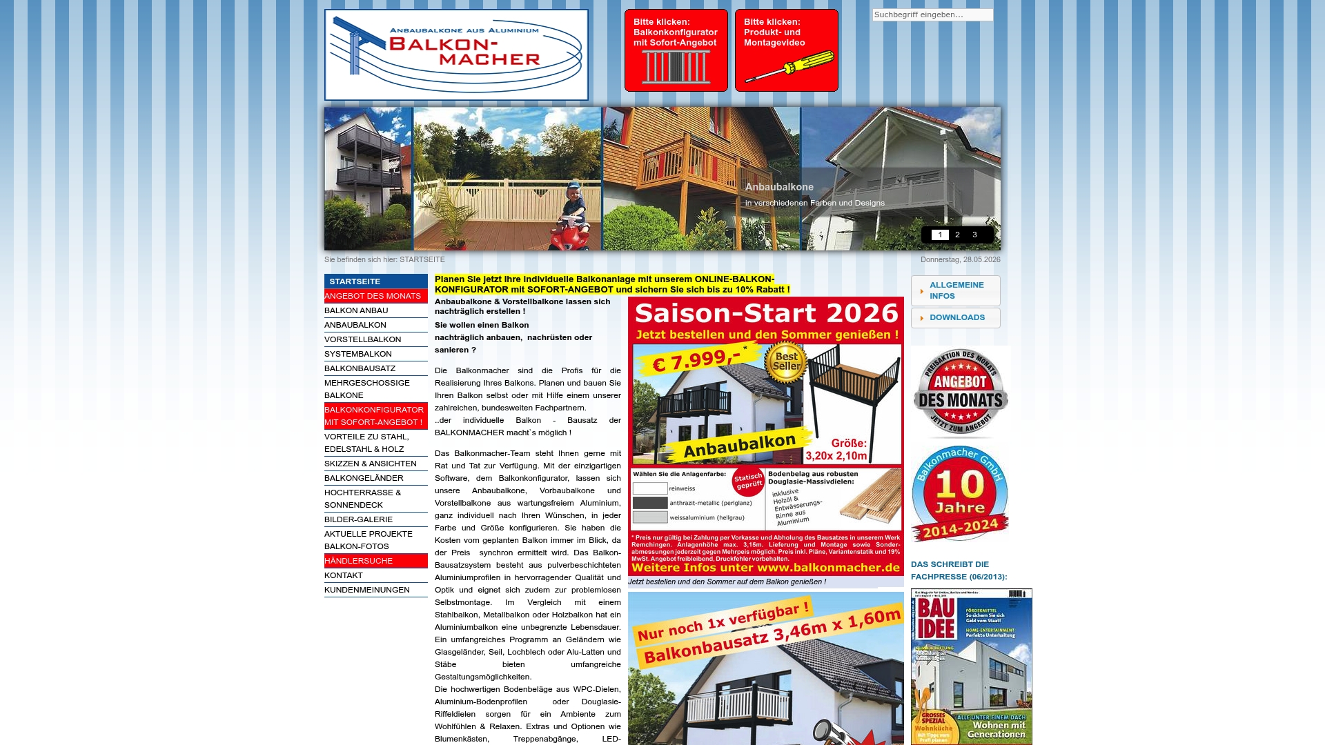 Top 4 konrad-balkone.de Balkonsichtschutz Alternativen 2026 5 https://balkonmacher.de/startseite