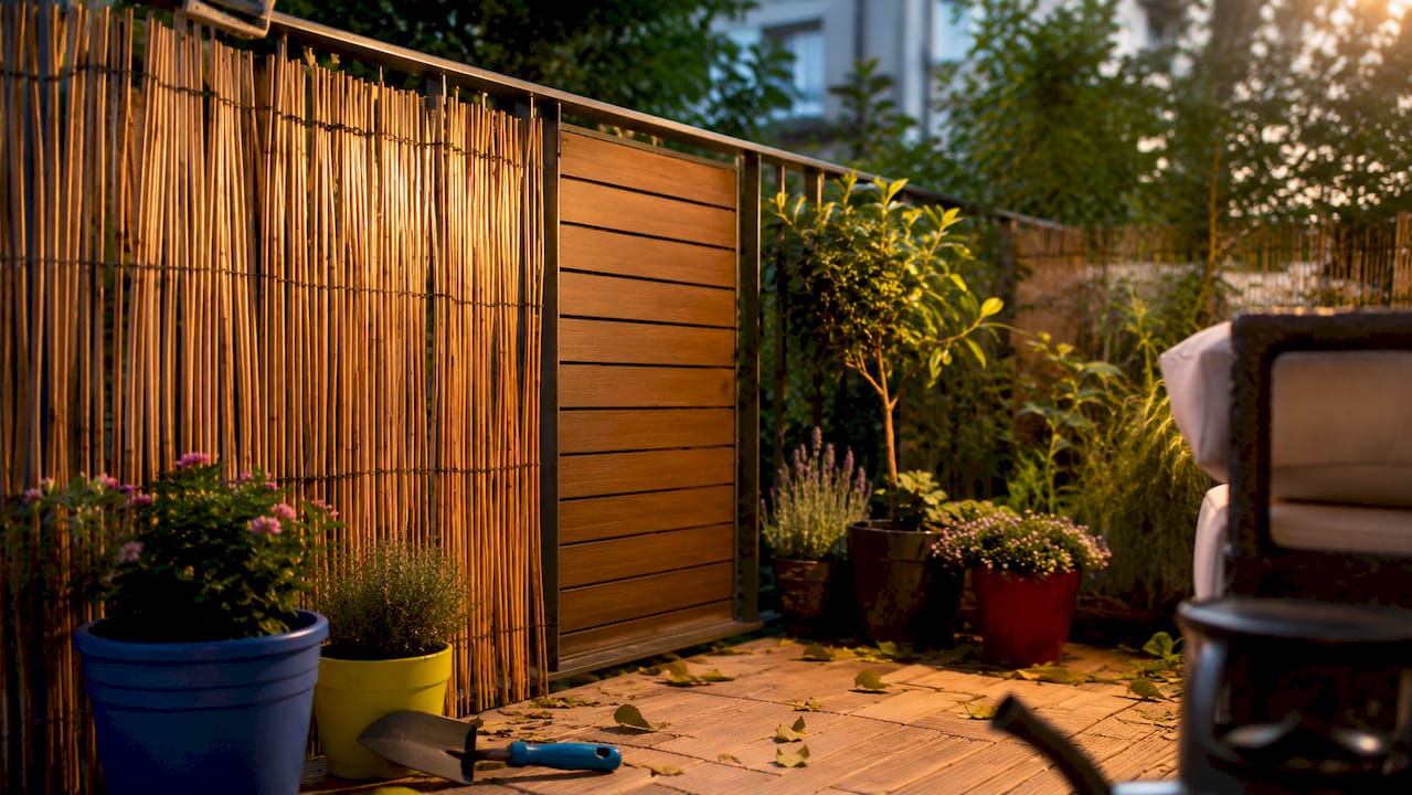 Sichtschutzmatten Arten: Übersicht für Balkon und Garten 4 Sichtschutz für den Balkon: Natürliche Materialien und Kunststoff im Vergleich