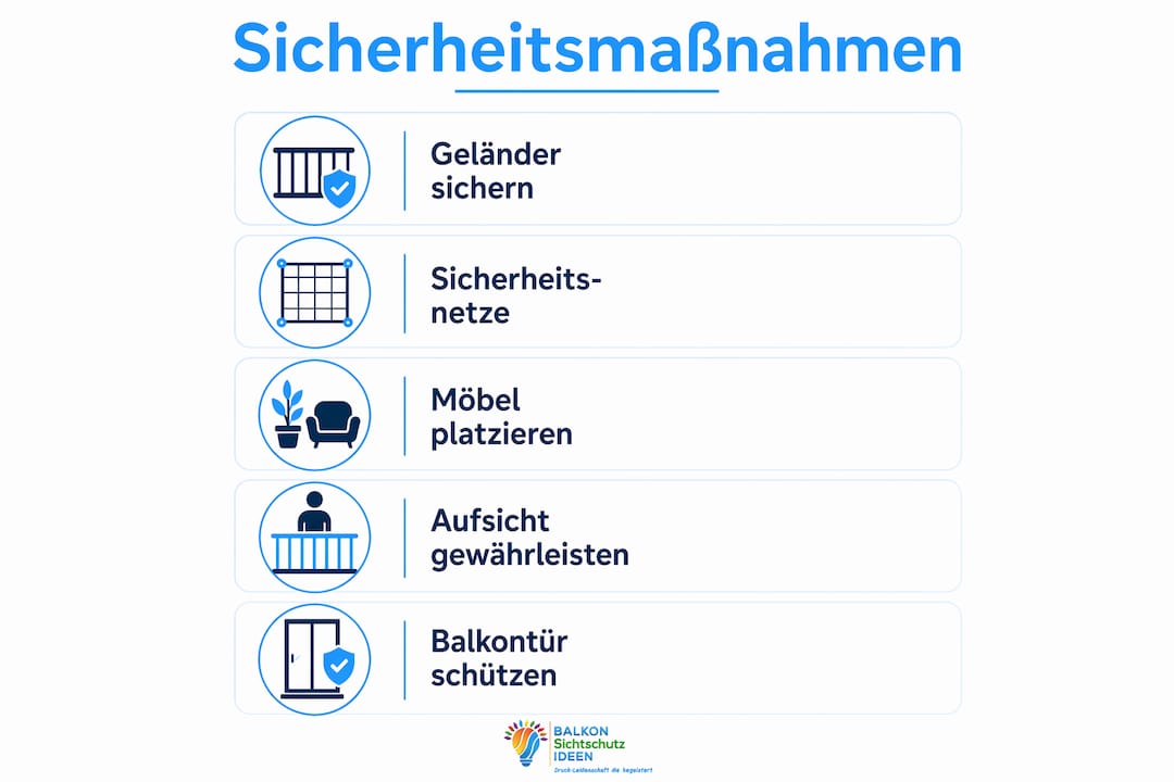 Balkon für Familie optimieren: Sicher und gemütlich 4 Schritt-für-Schritt-Anleitung: So machen Sie Ihren Balkon sicher
