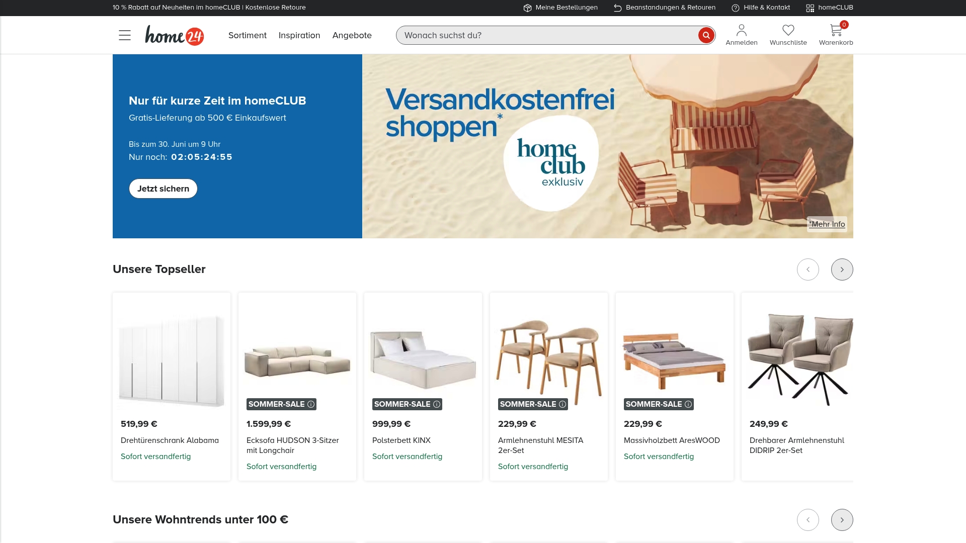 Top 6 schoener-wohnen.de Alternativen 2026 9 https://home24.de