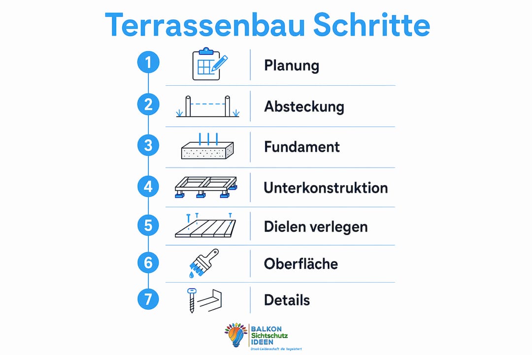 Terrassenideen zum Nachbauen: Der komplette Guide 5 Übersicht: So gelingt der Terrassenbau Schritt für Schritt