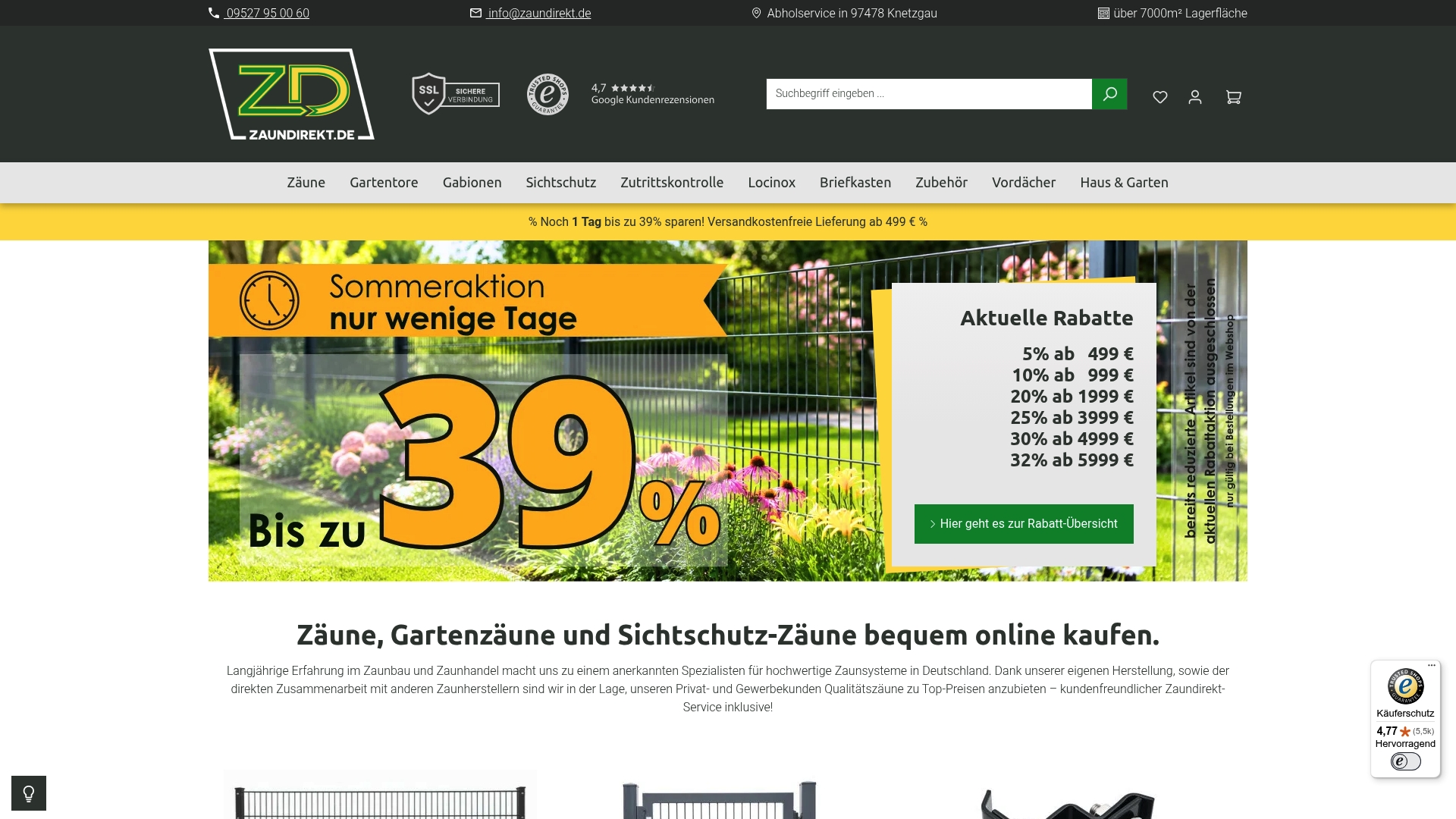 Top 6 ad-magazin.de Alternativen 2026 5 https://zaundirekt.de