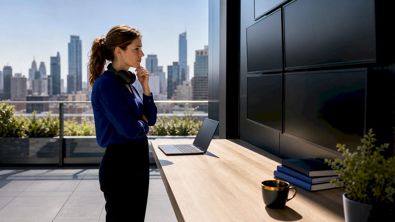 Cybersecurity analyst monitoring digital threats