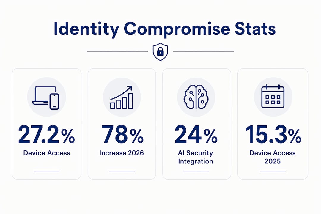 Infographic showing key digital safety statistics