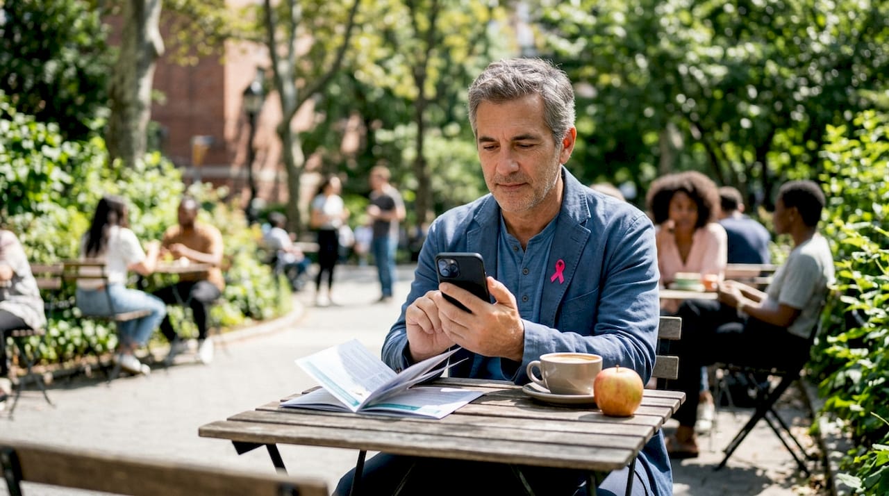 Man reflecting on lifestyle and fertility