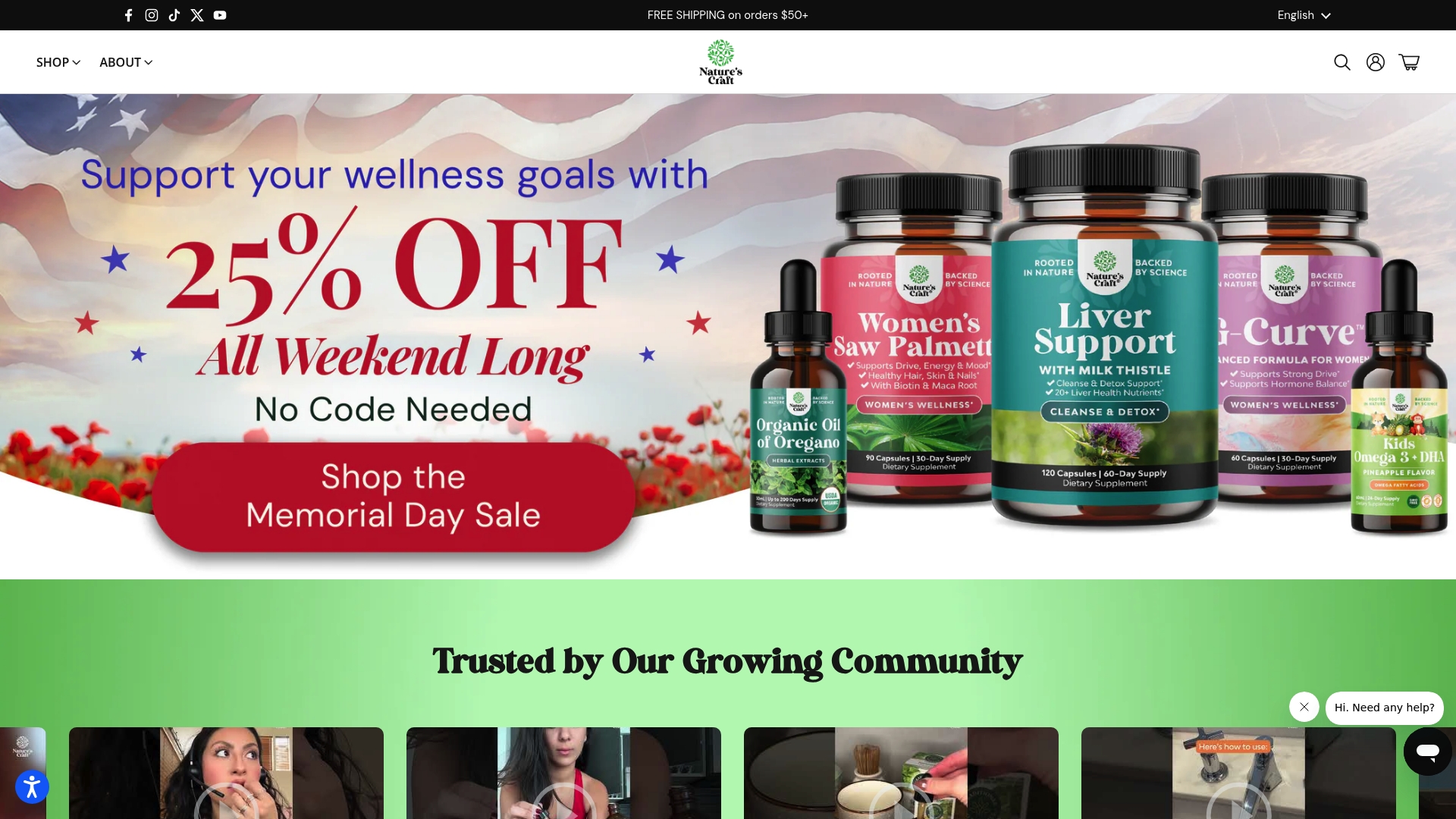 https://shopnaturescraft.com
