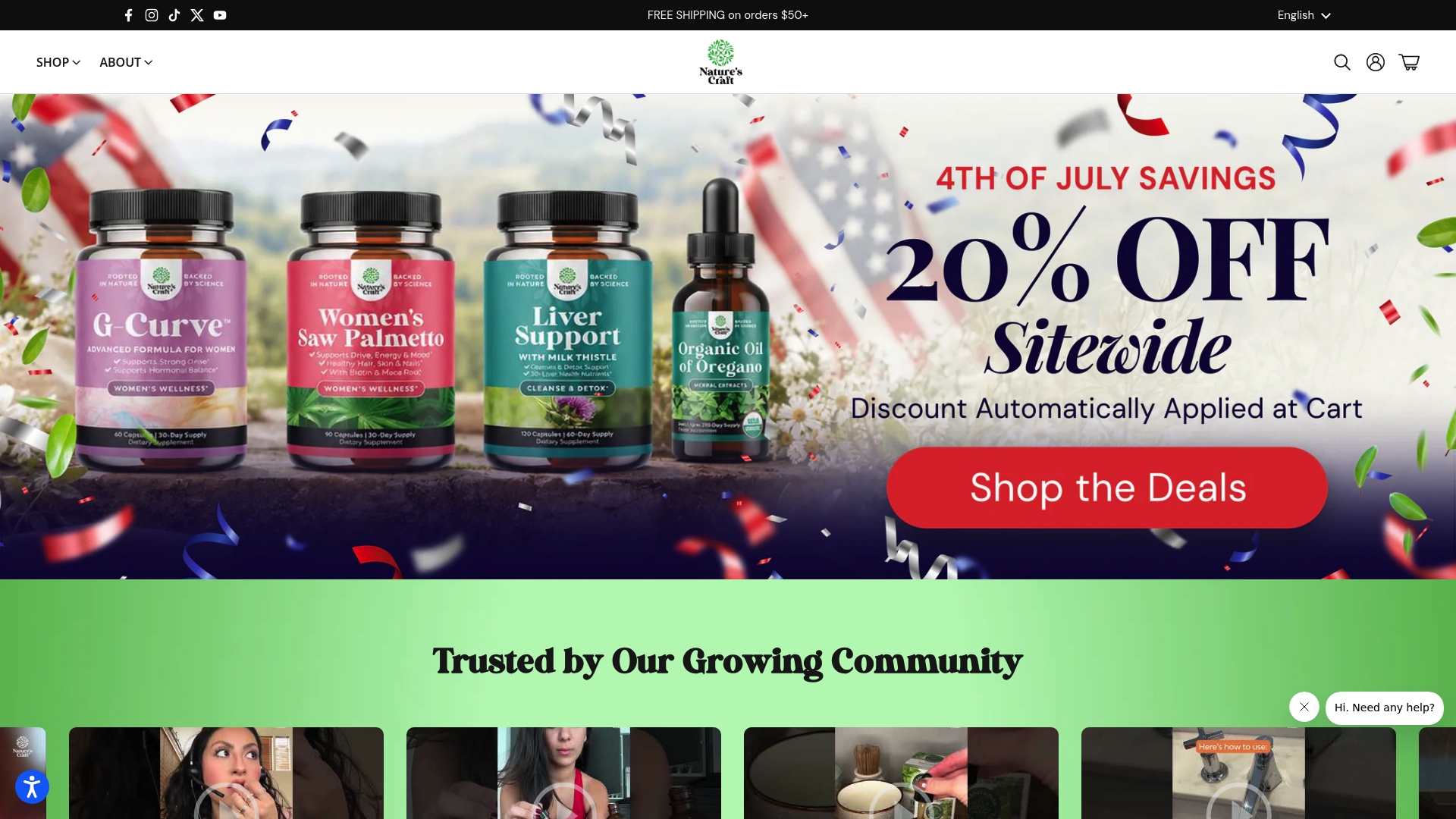 https://shopnaturescraft.com