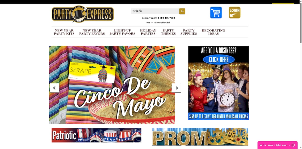 https://partyexpress.com