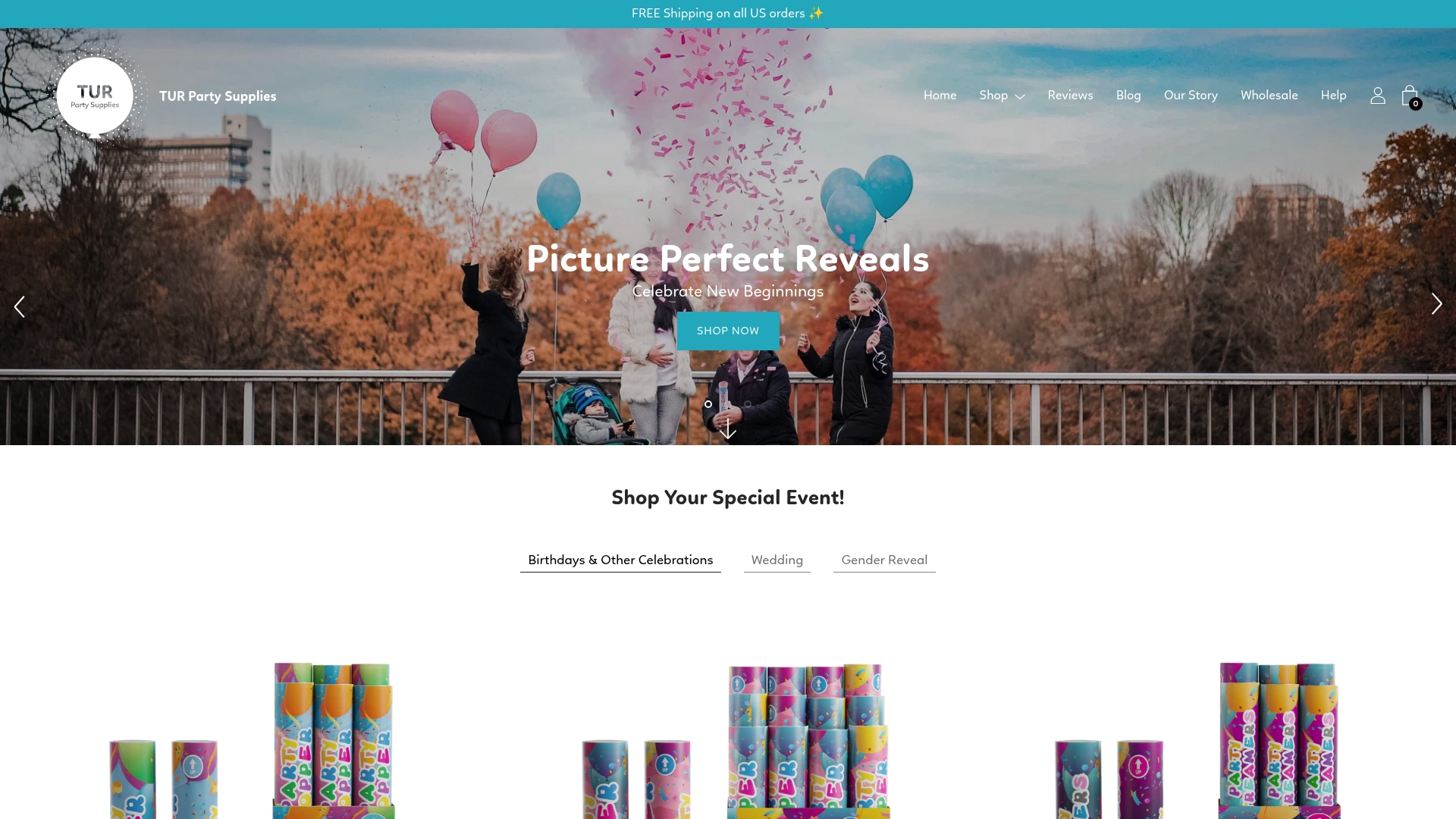 https://turpartysupplies.com