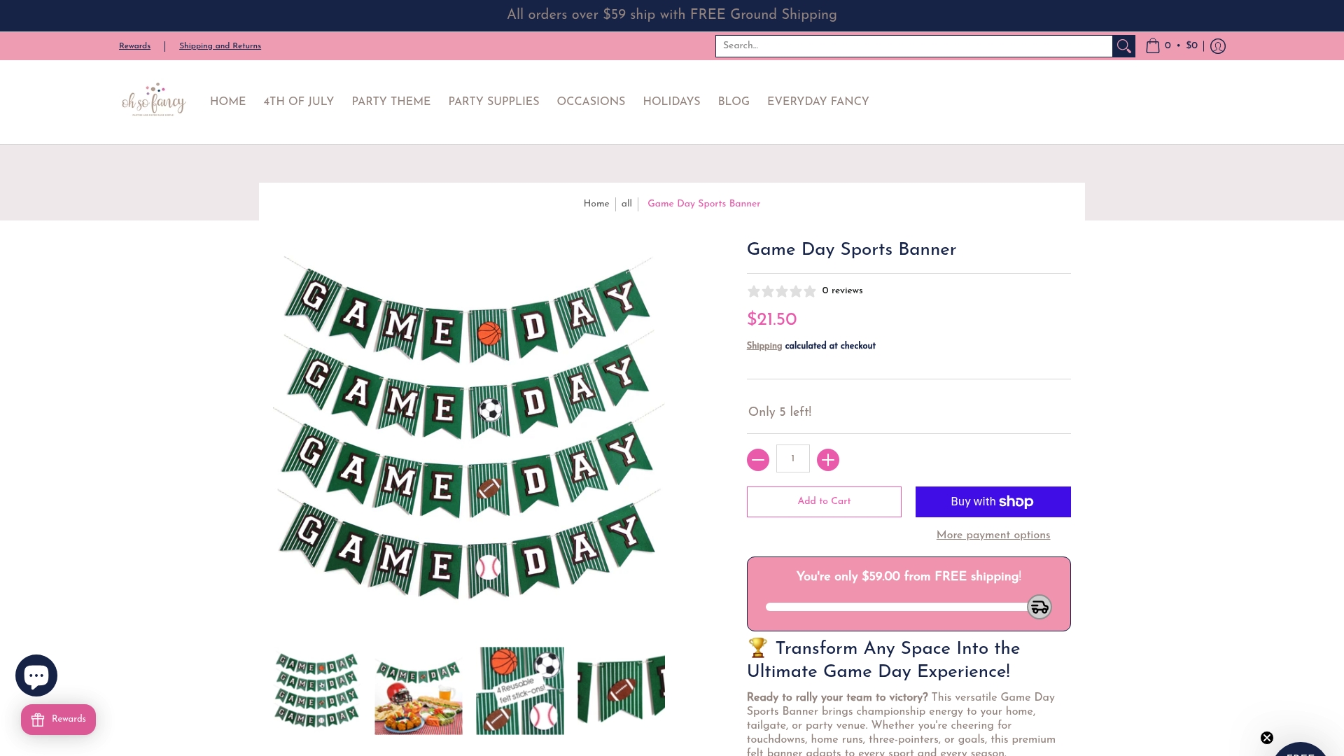 https://ohsofancyparty.com/products/game-day-banner
