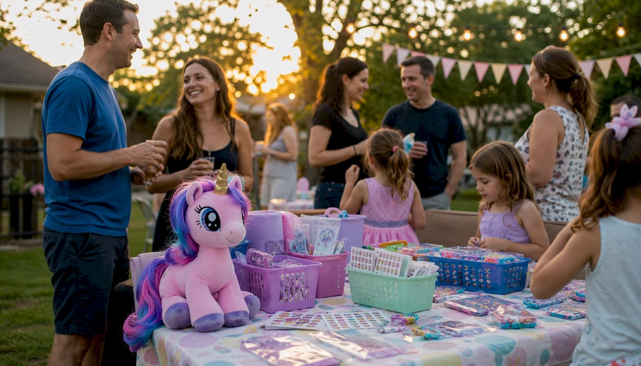 My Little Pony unicorn plush and favor packs
