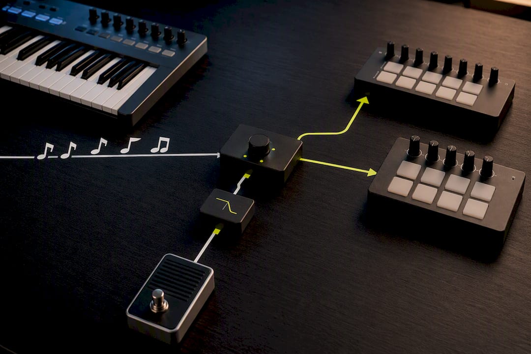 Separate control and musical MIDI paths