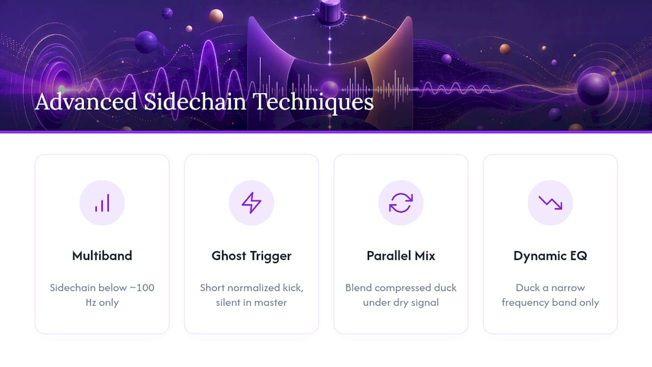 Advanced sidechain signal path comparison