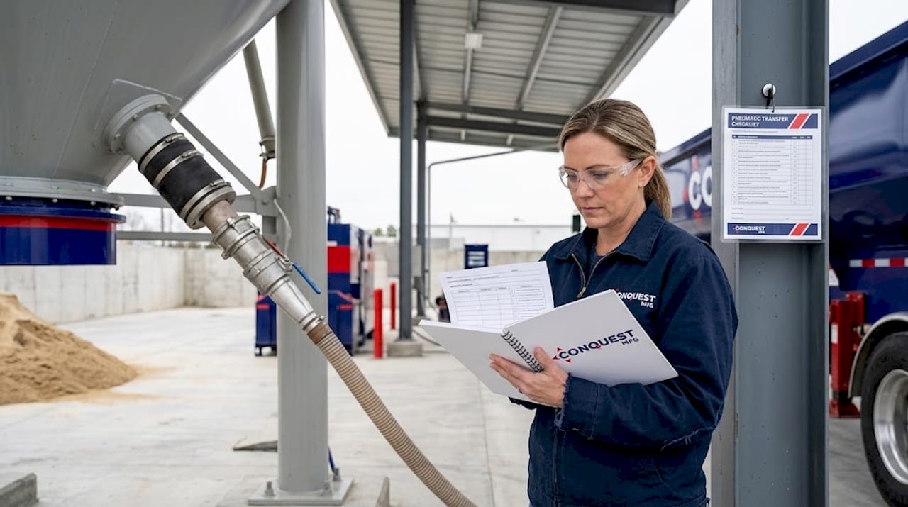 Supervisor monitoring sealed pneumatic transfer process