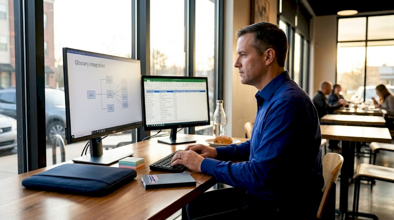 IT manager updates glossary infrastructure