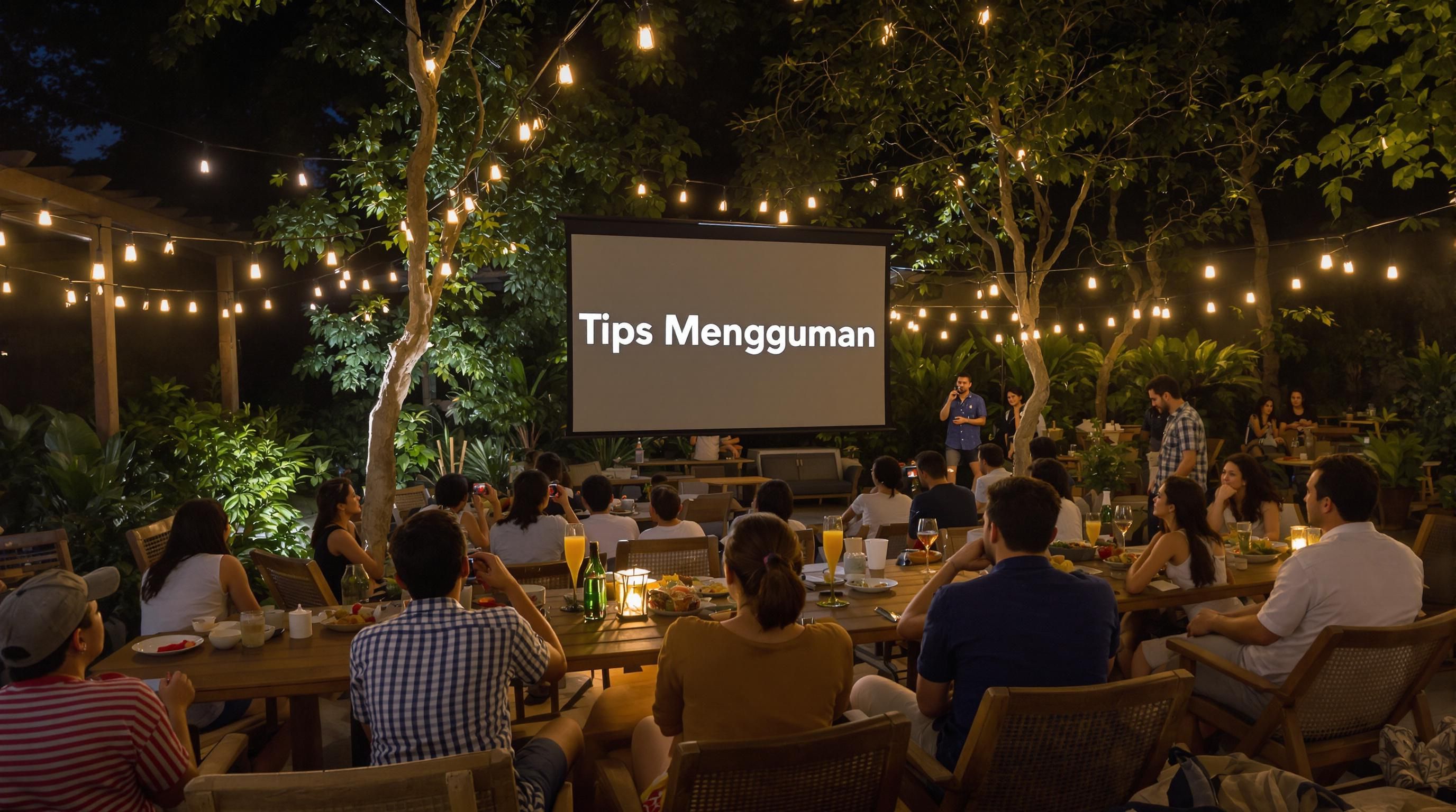 tips projector outdoor