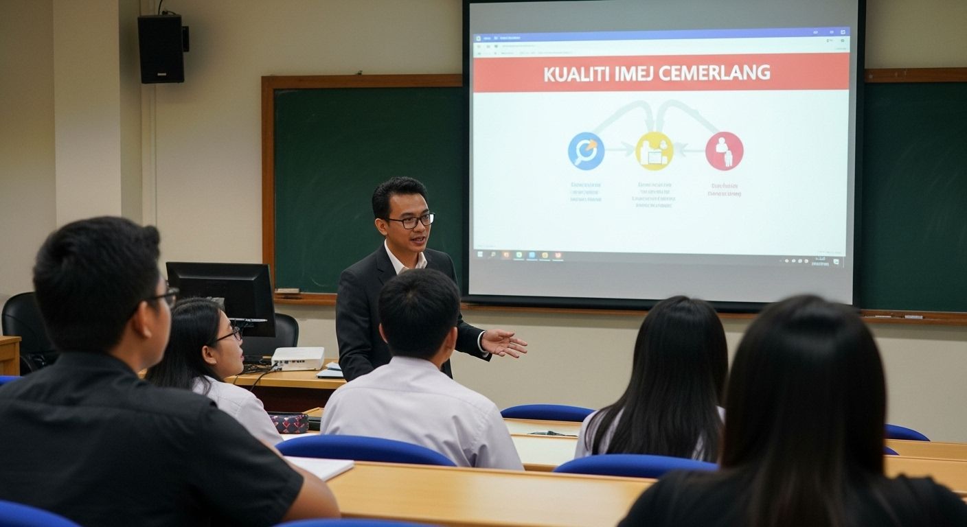 Kualiti imej projektor pendidikan