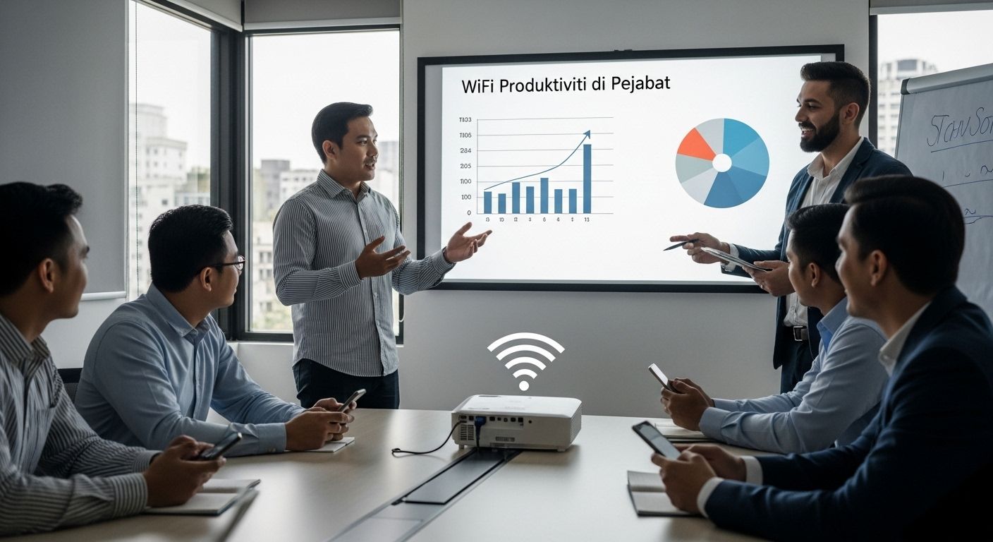 projektor wifi pejabat