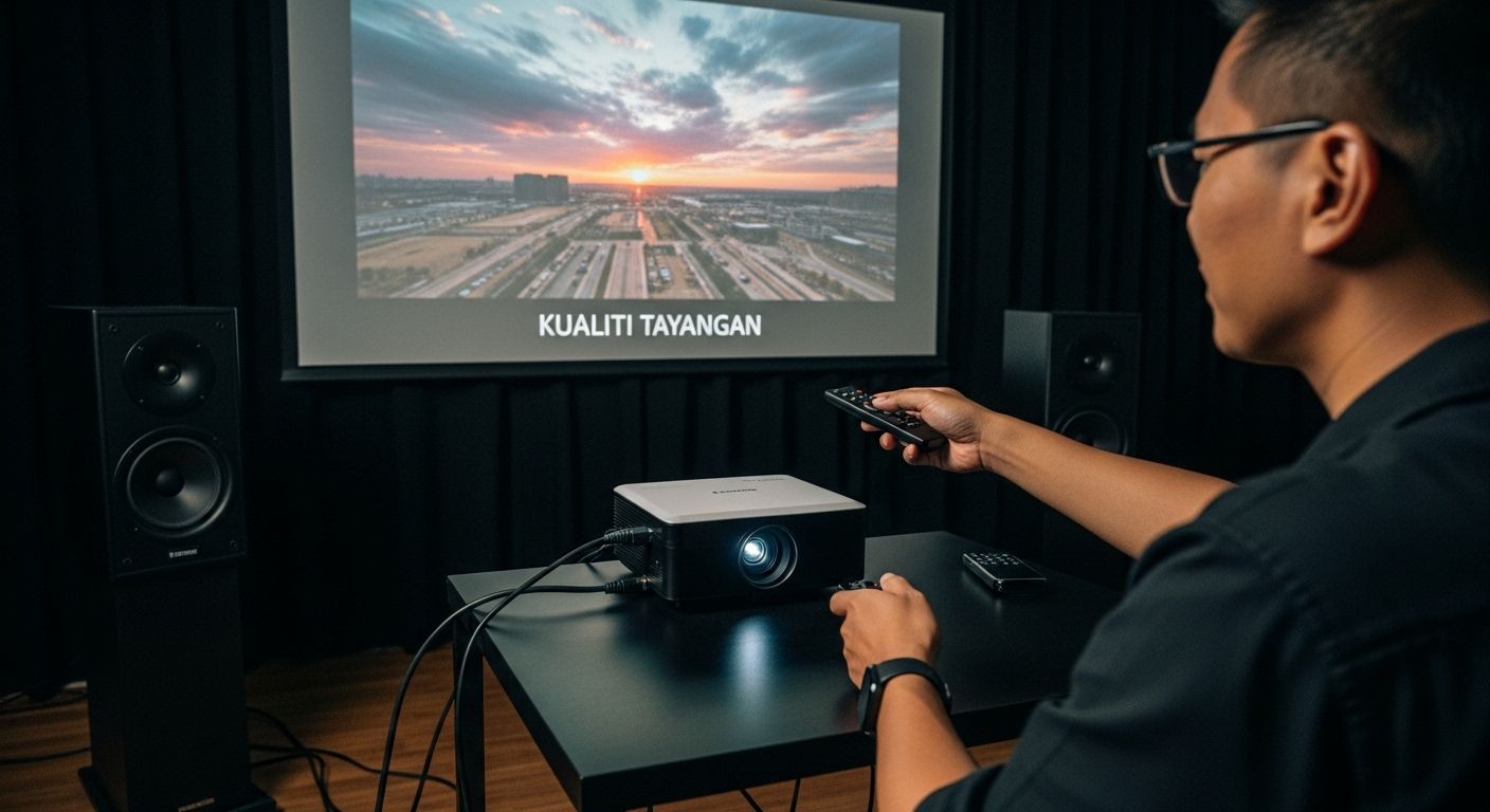 kualiti tayangan projektor
