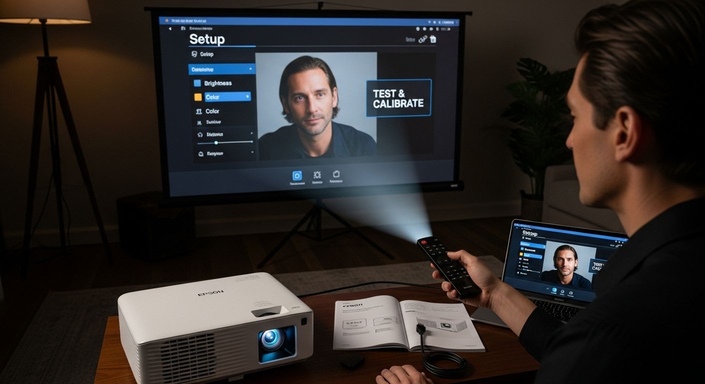 Epson projector calibration