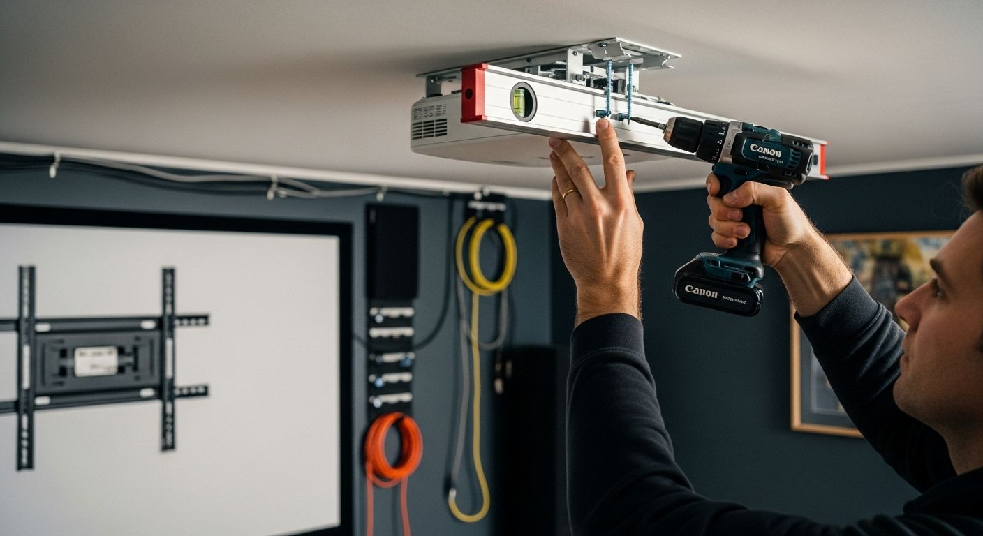 projector installation at home